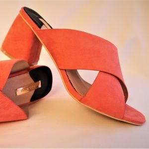 Lost Ink Block Hill Brand New Suede Sandals -